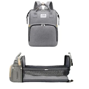Baby Mommy Diaper Backpack Portable Outting Folding Multifunctional Maternity Handbag Stroller Nappy