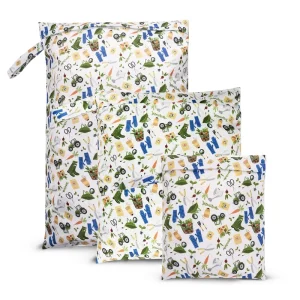 Baby Wet Bags Cloth Diaper Washable Waterproof Cloth Diaper Nappy Travel Mommy Bag for Baby