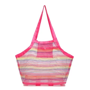 Beach Bags Personalized Luxury Elegant Pouches Bags Fashion Design Detachable Multi-functional Storage Vacation Mesh Beach Bag