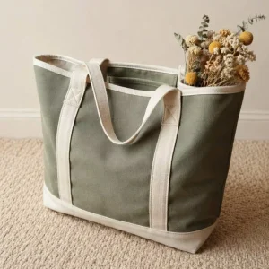 Beach Tote Bag Large Capacity Waterproof Canvas Shopping Bag Oversized Reusable Sandproof Summer Vacation Travel Bag Custom Logo