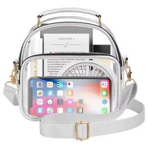 Beige Quilted Candy Pattern Nylon Crossbody Shoulder Bag Zipper Hasp Closure Durable Lightweight Multi Pocket for Women