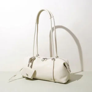 Best Sale High Quality Genuine Leather Lady Fashion Vintage Zip Closure Shoulder Handbag with Leisure Style