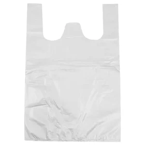 Biodegradable PE Plastic Shopping Bag with Gravure Printing Custom Logo Soft Side Gusset for Food & Supermarket Use