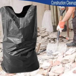 Black 33 x 48″ 3 Mil Heavy Duty Construction Bags Clean-up Bag Contractor Large Trash Bags
