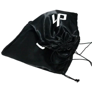 Black Satin Silk Dust Cover Pouch for Mexican Baseball Cap & Snapback Hat Storage