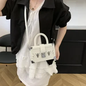 Box Bag for Women Mini Square Bag for Phones Versatile Luxury Crossbody Shoulder Bag