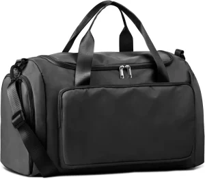 Breathable Spacious Carry on Luggage Crossbody Travel Duffel Bag Workout Sport Bags Fitness Gym Bag with Shoe Compartment