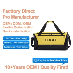Business Travel Bag Custom Logo Sport Yoga Bag Sport Manufacturer Laundry Many In Stock Styles Fitness Gym Bag