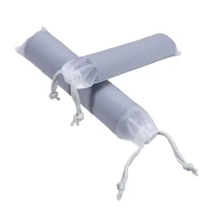 CPE Semitransparent Frosted PE Plastic Recyclable Pull Rope Drawstring Shrink Bag for Mouse Pads