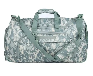 Camouflage Multi-Compartment Sports Duffel Travel Bag