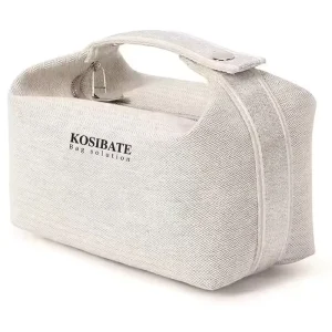 Canvas Cosmetic Bag Bulk Custom Logo Makeup Pouch With Zipper Large Capacity For Women Travel Toiletry Bag Organizer
