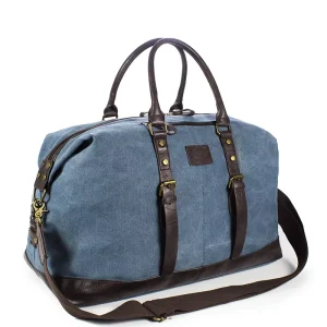 Canvas Duffel Bag Custom Logo Zippered Practical Weekend Luggage Set for Travel Camping Sport Style Durable Material
