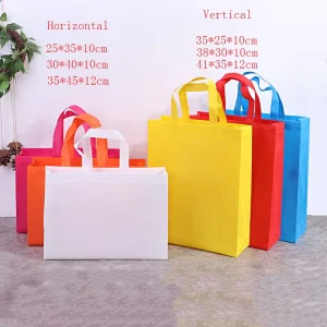 Carry Print Eco Reusable Supermarket Grocery Promotion Shopping Non Woven Fabric Tote Cloth Bag
