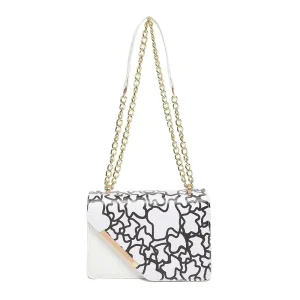 Cartoon New Simple Chain Messenger Bag Woman Crossbody Bags Flap Wave Pattern Ladies Purse