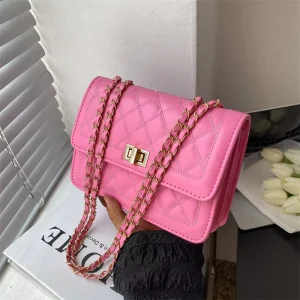 Chain Messenger Designer Handbags Women’s High grade PU Fashion Bag Thread Spring Summer Autumn Winter