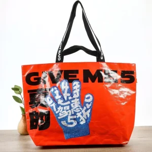 China Manufacturer Custom Reusable Grocery Shopping Bag Bopp Laminated Recycled PP Woven Bag With Logo Printed