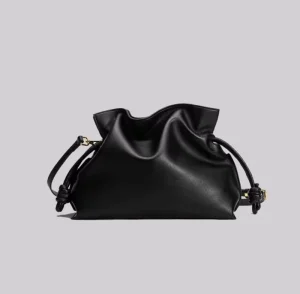 Classic Genuine Leather Women’s Clutch Bag Mini Pleated Cowhide Crossbody Bag All Seasons Universal Pouch Bag