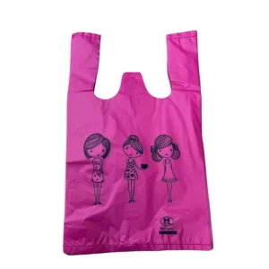 Clear Plastic Packaging Bags with Flexiloop Handle and Gravure Printing for Small Business