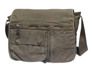 Clear Shoulder Hemp Messenger Bag