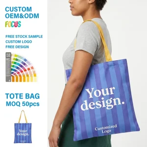 Coastal Cabana Stripes Canvas Tote Sandbar Sun Safe Essentials Beach Goodie Bag Preppy Tropical Canvas Tote Bag Purple