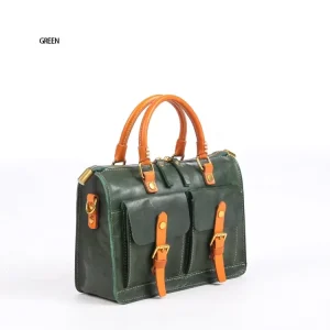 College Trendy Satchel Sling Crossbody Bag Luxury Genuine Leather Men’s Women’s Messenger Bags for Men and Women