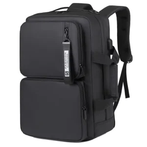 Computer Backpack Oxford Panelled Large Capacity Waterproof Laptop Bag Multi Functional Three Way Business Travel Bags