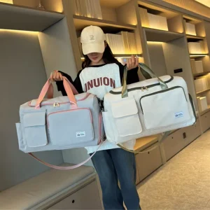 Convenient Sport Style Gym Duffle Bag Medium with Pocket Luggage Travel Gym Sport Training Duffle Bag