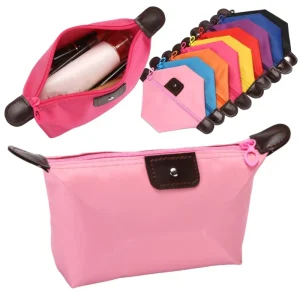 Cosmetic Bags for Women Elegant Make up Pouch Travel Toiletries Organizer Storage Handbag Carry-on Makeup Tote
