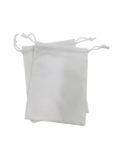 Cotton Drawstring Bag Double Drawstring Cotton Storage Dust Bag Eco friendly Canvas Drawstring Bag