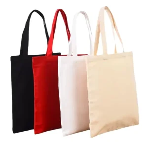 Cotton Tote Shopping Bag Custom Logo Large Plain Women’s Canvas Bags