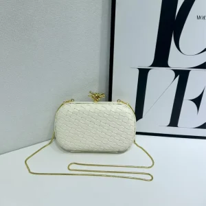 Cross border European American High end Woven Square Shoulder Clutch Crossbody Bag Fashion Dinner Women’s Chain