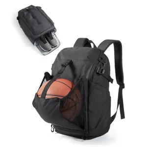 Custom Basketball Gym Backpack with Shoe Compartment Basketball Bag Functional Gym Bag for Volleyball