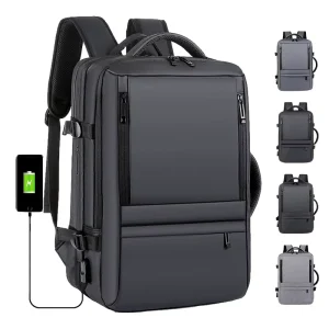 Custom Buy Waterproof Men’s Business Anti Theft School USB New Laptop Trolley Computer Bag Everyday Backpacks