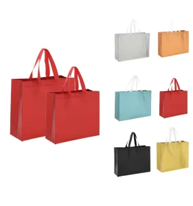 Custom Cotton Fabric Shopping Bags Recyclable Logo Imprinted Gift