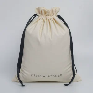 Custom Designer Cotton Dust Bag Drawstring for Handbags