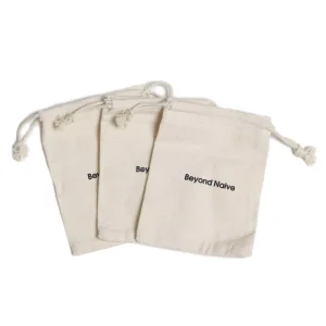 Custom Drawstring Bag Cotton Small Drawstring String Gift Bag with Drawstring Custom Logo Packaging Cotton