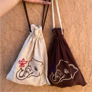 Custom Drawstring Pouch & Drawstring Bag with Cute Cartoon Patterns