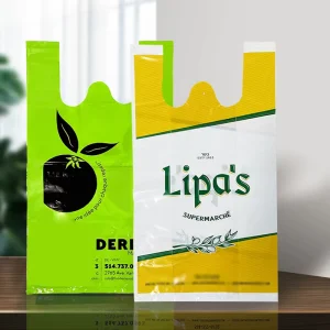 Custom Durable Supermarket Shopping Bags for Storing Vegetables and Fruits