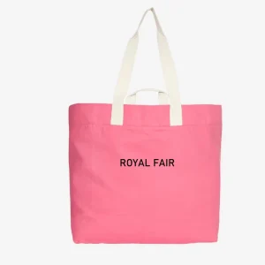 Custom Durable Sustainable Pink Canvas Tote Bag Large Capacity Reusable Grocery Shopping Bag with Handle Spacious Bag