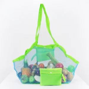 Custom Eco Friendly Mesh Shopping Bag Portable Washable Recyclable Foldable All Seasons Promotional Multi Purpose