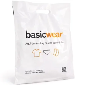 Custom Eco Friendly Supermarket Grocery Tote Bags LDPE/HDPE and Recycled with Die Cut Handle for Exhibitions Shopping