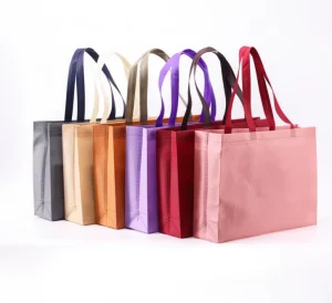 Custom Eco Shopping Bags Non Woven Garment Bag with logo Fabric Printed Tote Bags