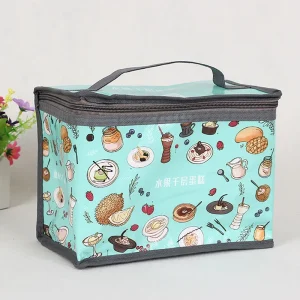 Custom Eco friendly Oxford Fabric Kids Insulated Picnic Cooler Lunch Bag with LOGO for All Seasons