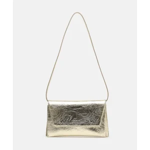 Custom Fashion Metallic Leather Shoulder Bag For Women Slim Chain Crossbody Purse