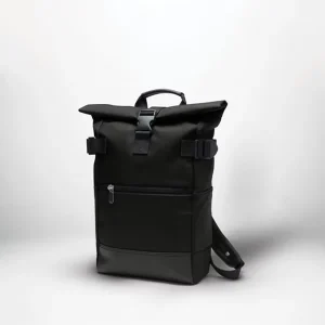 Custom Fashionable Waterproof Roll Top Unisex Travel Outdoor Backpack with Polyester Lining for Sports Hiking Laptops