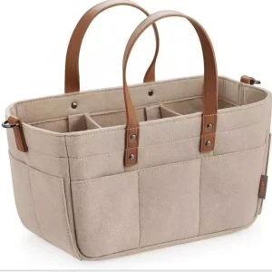 Custom Felt Diaper Bag Storage Bag Creative Folding Portable Mommy Bags