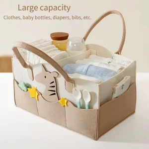 Custom Handbag Fashion Mother & Baby Diaper Bag with Large Capacity Material Zipper Closure