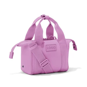 Custom High Quality Women Weekend pink Small Travel Bag Neoprene Duffle Handbag Waterproof Men Gym Sports Duffel Bag