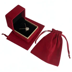 Custom Jewellery Cosmetic Perfume Lipstick Bag Velvet Drawstring Pouch Multifunction Suede Jewelry Bag