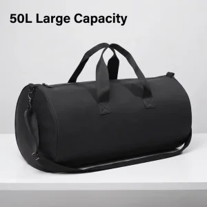 Custom LOGO 50L Sports Gym Shoulder Bags Large Capacity Fitness Travel Bags for Men Women Waterproof Duffle Hand Luggage Bags